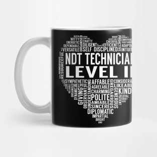 Ndt Technician Level Ii Heart Mug